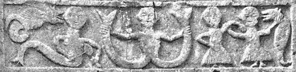 La sirena bicaudata della Pieve di Corsignano